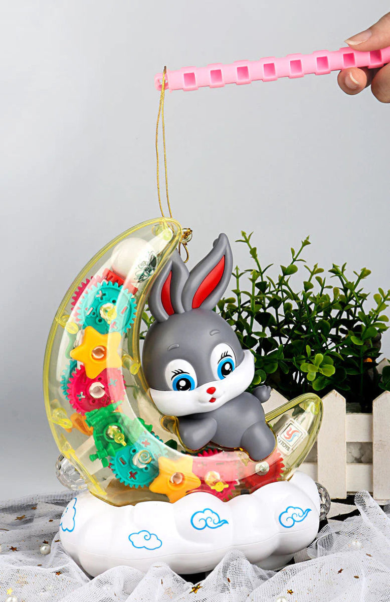 Moon Gear Rabbit with Music and Light - BLL - MT - 3043 - Planet Junior