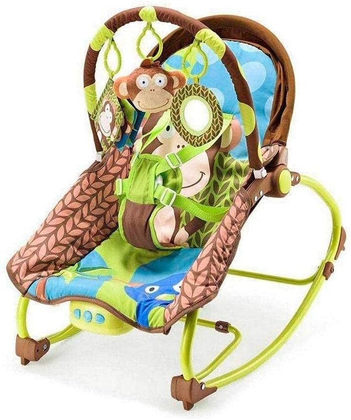 Multi - Color Baby Bouncer with Hanging Toys - BLL - BCR - 365 - Planet Junior