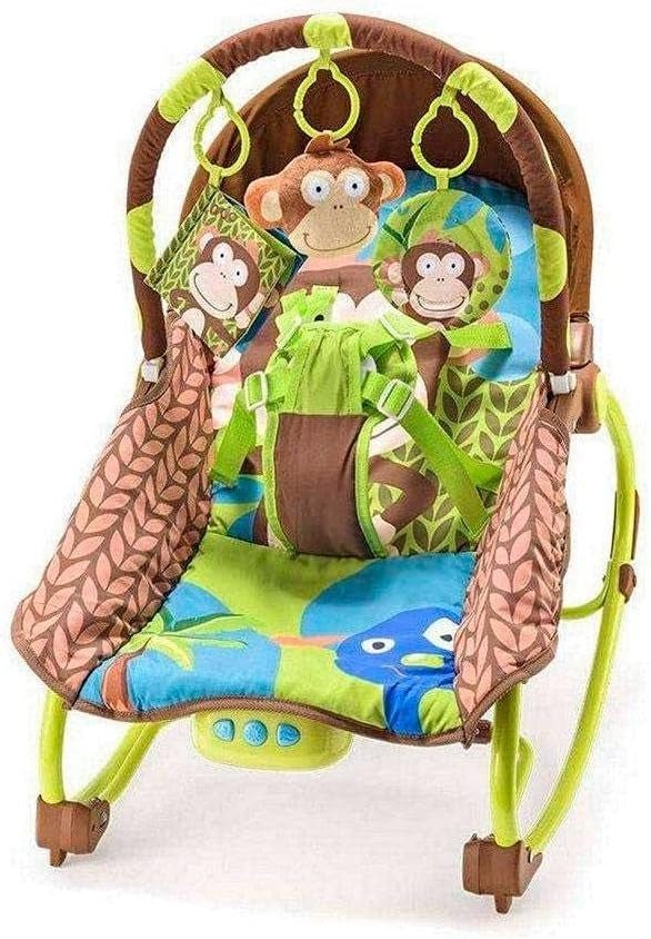 Multi - Color Baby Bouncer with Hanging Toys - BLL - BCR - 365 - Planet Junior