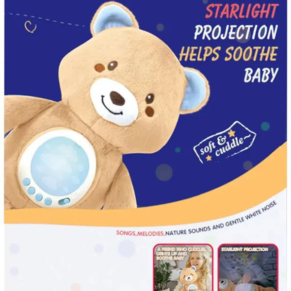 Multi Effects Musical Starry Light Projection Bear - AB1930 - Planet Junior