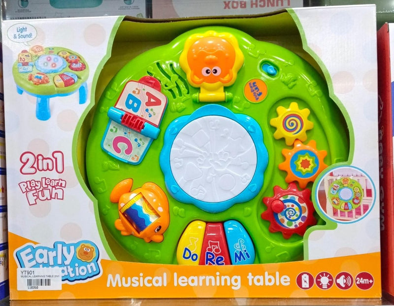 Multi Function Educational Activity Table For Kids - HMT1002 - Planet Junior