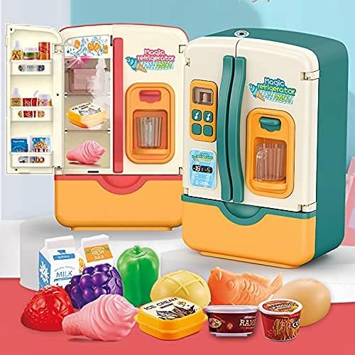 Multi - Function Mini Fridge – Lights, Spray & Pretend Play Fun - HK-G227A - Planet Junior