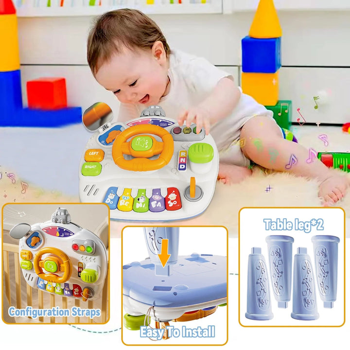 Multi - Functional Interactive Learning Table with Music & Lights - AKT - 368 - 48 - Planet Junior