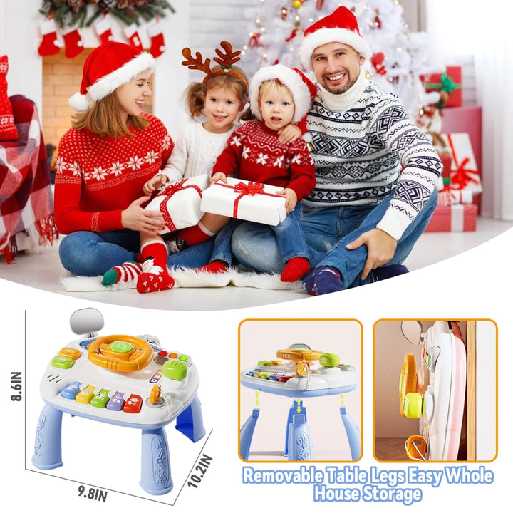 Multi - Functional Interactive Learning Table with Music & Lights - AKT - 368 - 48 - Planet Junior