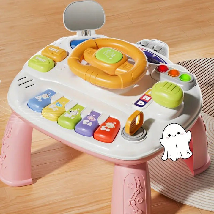 Multi - Functional Interactive Learning Table with Music & Lights - AKT - 368 - 48 - Planet Junior