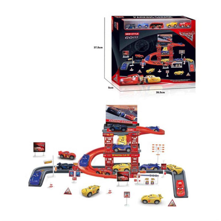 Multi Level Track Set With Cars for Children - BLL - TR - 660 - 108A - Planet Junior