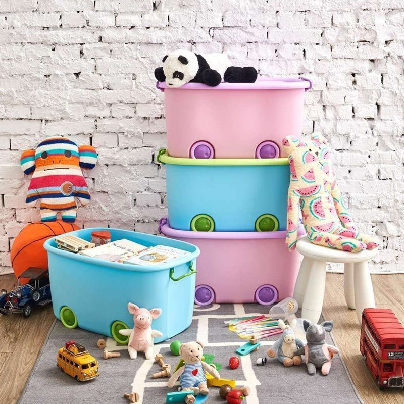 Multi Purpose Large Toy Storage Box with Wheels & Locks - ST19963 - Planet Junior