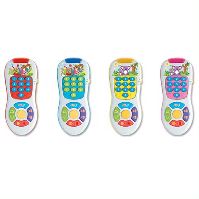 Multifunction Remote Control Shape Musical Phone - BLL - MT - 9902 - Planet Junior