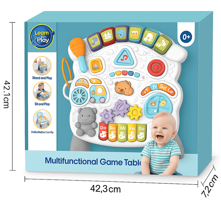 Multifunctional Baby Activity Table – Music, Lights & Learning Play Station - RT-7763 - Planet Junior