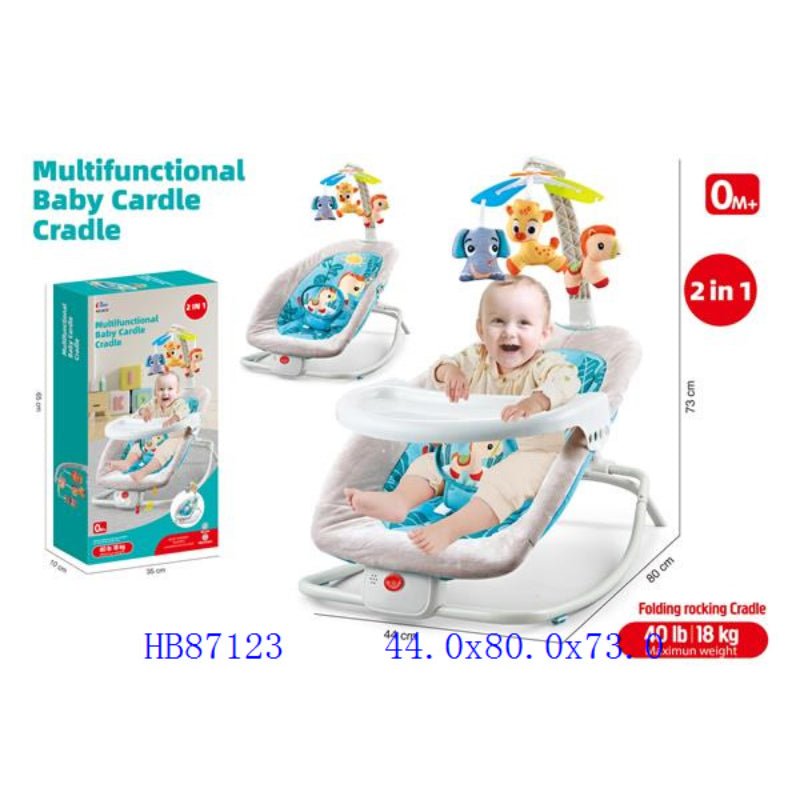 Multifunctional Baby Swinger with Cute Character - BLL - BCR - 8678 - Planet Junior