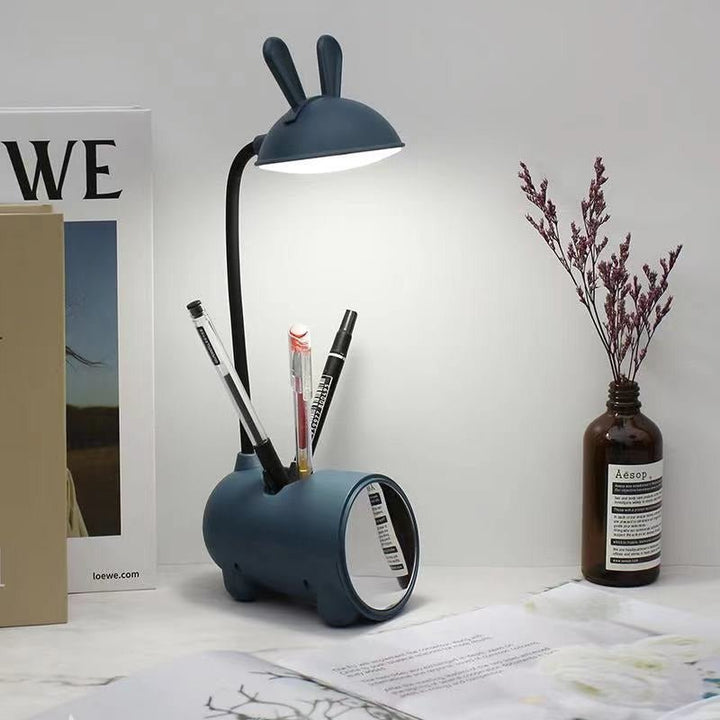 Multipurpose Compact LED Lamp with Pen Holder & Mirror - BLL - WC - 004L - Planet Junior