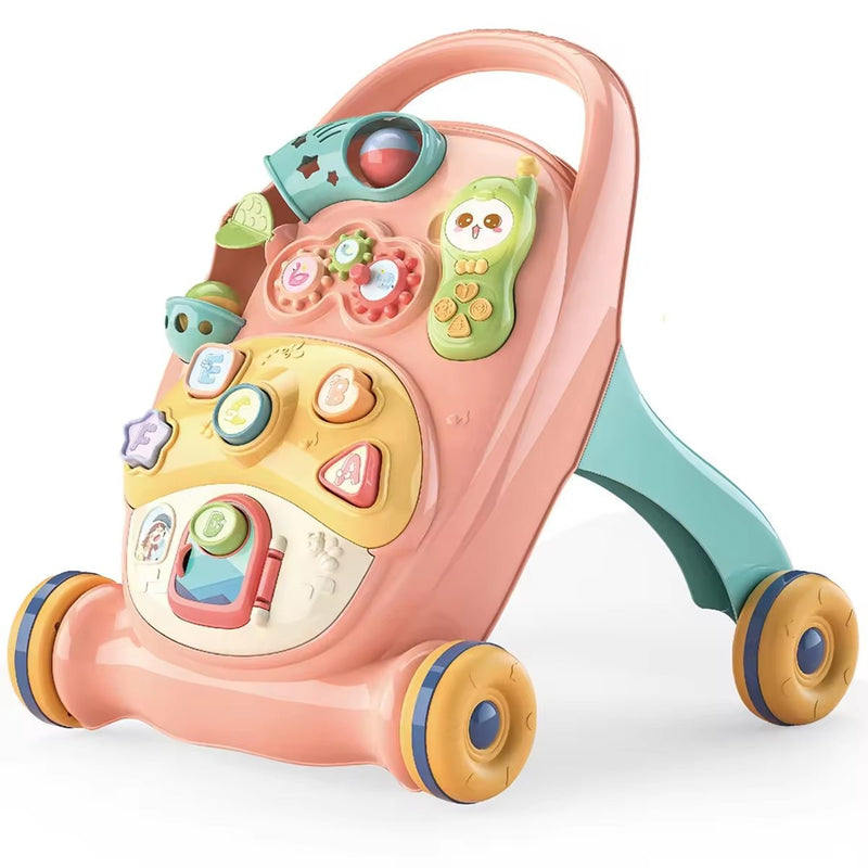 Musical Baby Activity Walker with Shape Cognitive Stroller - BLL - AW - 1055 - 1YL - Planet Junior