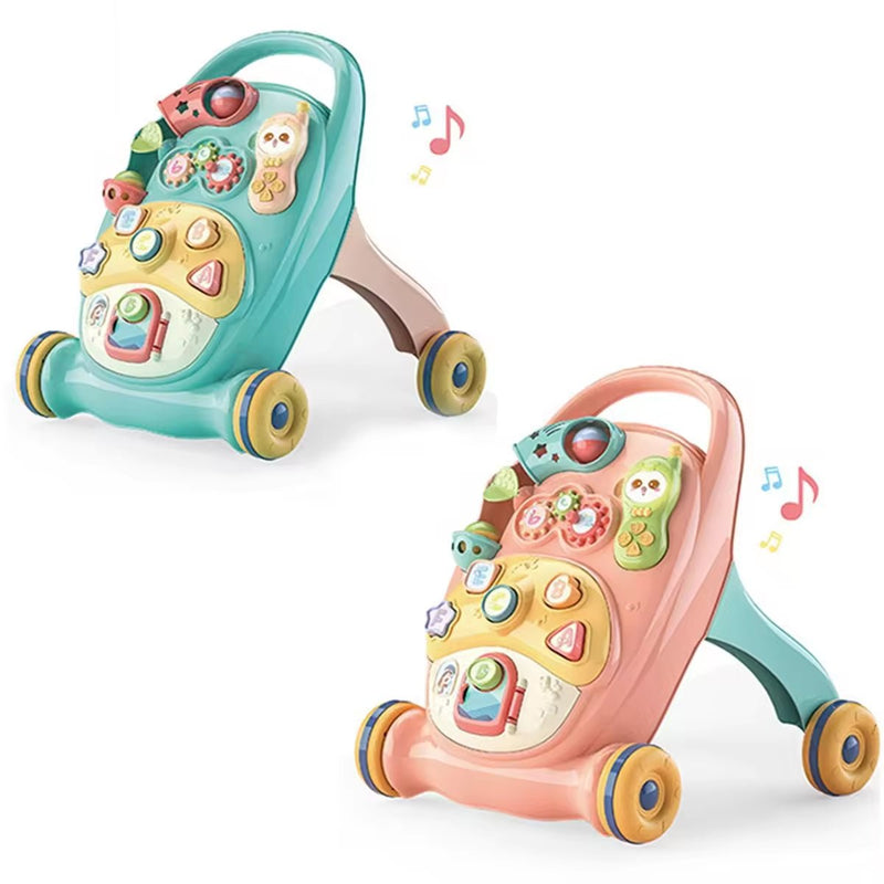 Musical Baby Activity Walker with Shape Cognitive Stroller - BLL - AW - 1055 - 1YL - Planet Junior