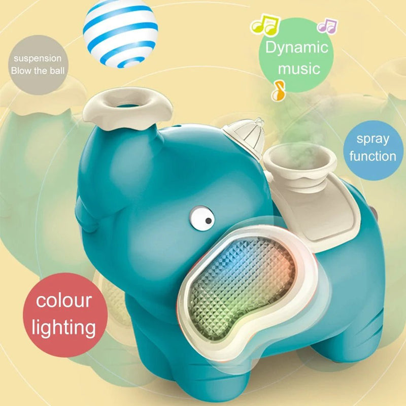 Musical Ball Blowing Elephant with Light and Humidifier - RT1582 - Planet Junior