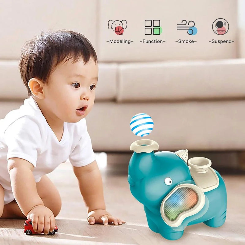 Musical Ball Blowing Elephant with Light and Humidifier - RT1582 - Planet Junior