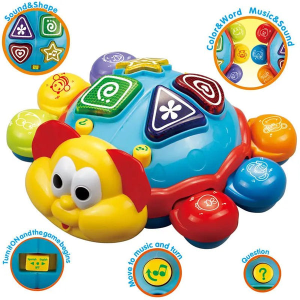 Musical Bubbly Beetle with Lights - BLL - MT - 34666 - Planet Junior