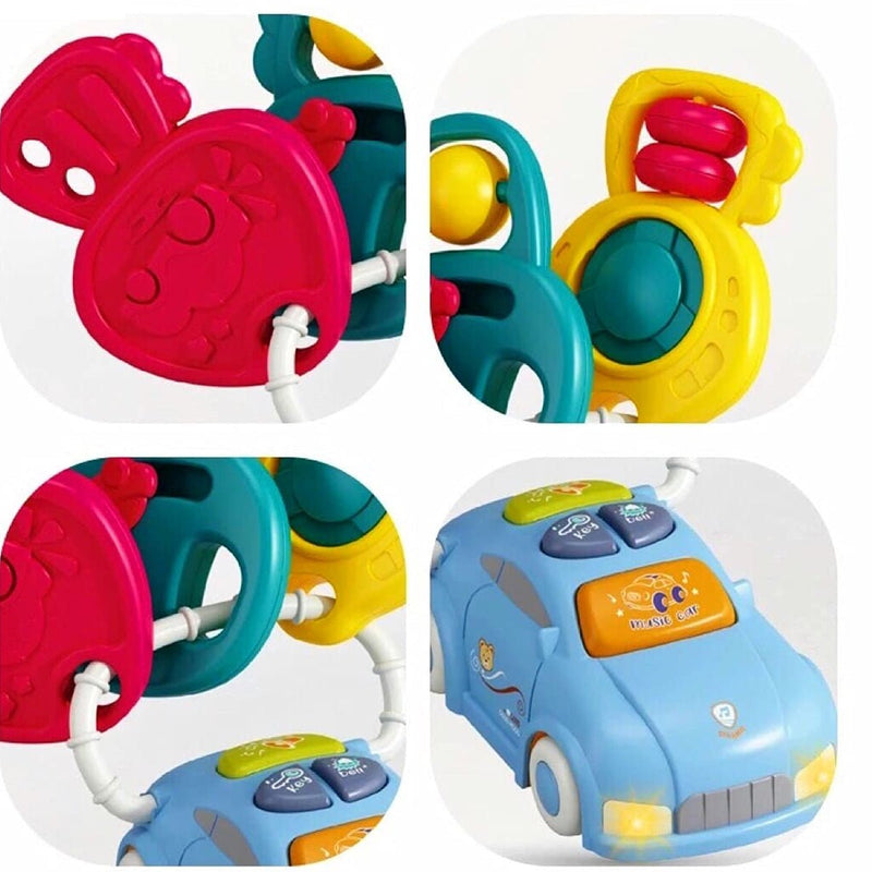 Musical Car with Rattle Keys - BLL - MT - 855 - 75D - Planet Junior