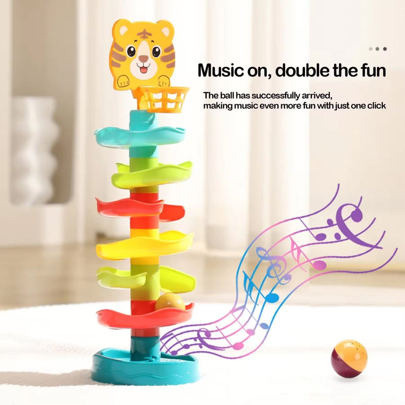 Musical Five Layers Rotation Orbit Ball Track - BL66878 - Planet Junior