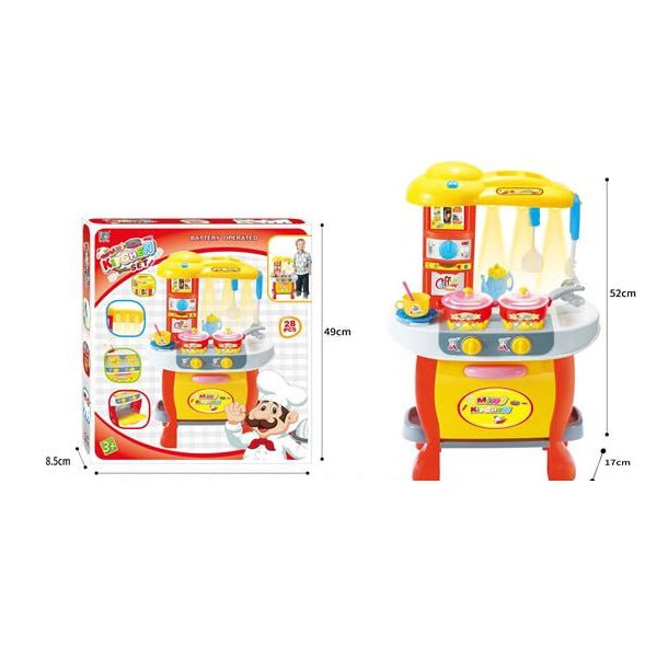 Musical Kitchen Set with Light - BLL - GT - 3589 - Planet Junior