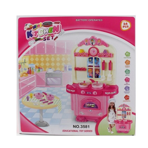 Musical Kitchen Set with Lights - BLL - GT - 3581 - Planet Junior