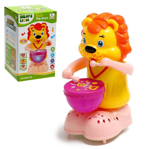 Musical Lion Drummer with Lights - AS32698 - Planet Junior