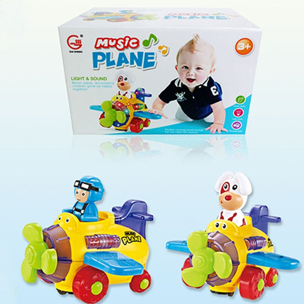 Musical Plane with Lights - MT8328 - Planet Junior