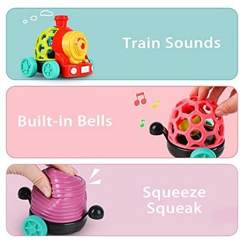 Musical Soft Teether Rattle Train Set Assorted | 1 Pcs - BLL - DK - 35856 - Planet Junior