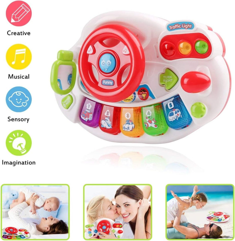 Musical Steering Wheel Piano - RT2013 - Planet Junior