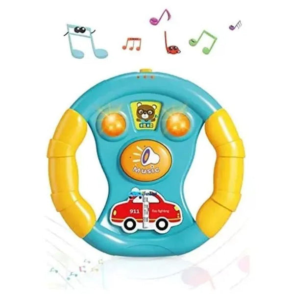 Musical Steering Wheel with Lights - BLL - MT - 855 - 70D - Planet Junior