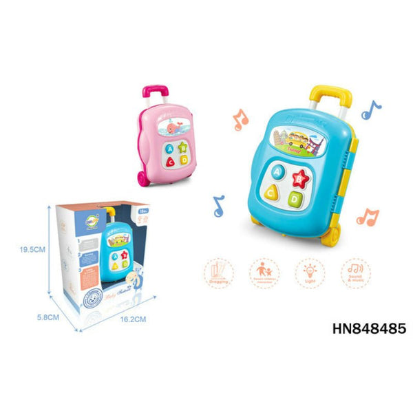 Musical Suitcase with Lights Assorted |1 Pcs - BLL - MT - 366 - 036QF - Planet Junior