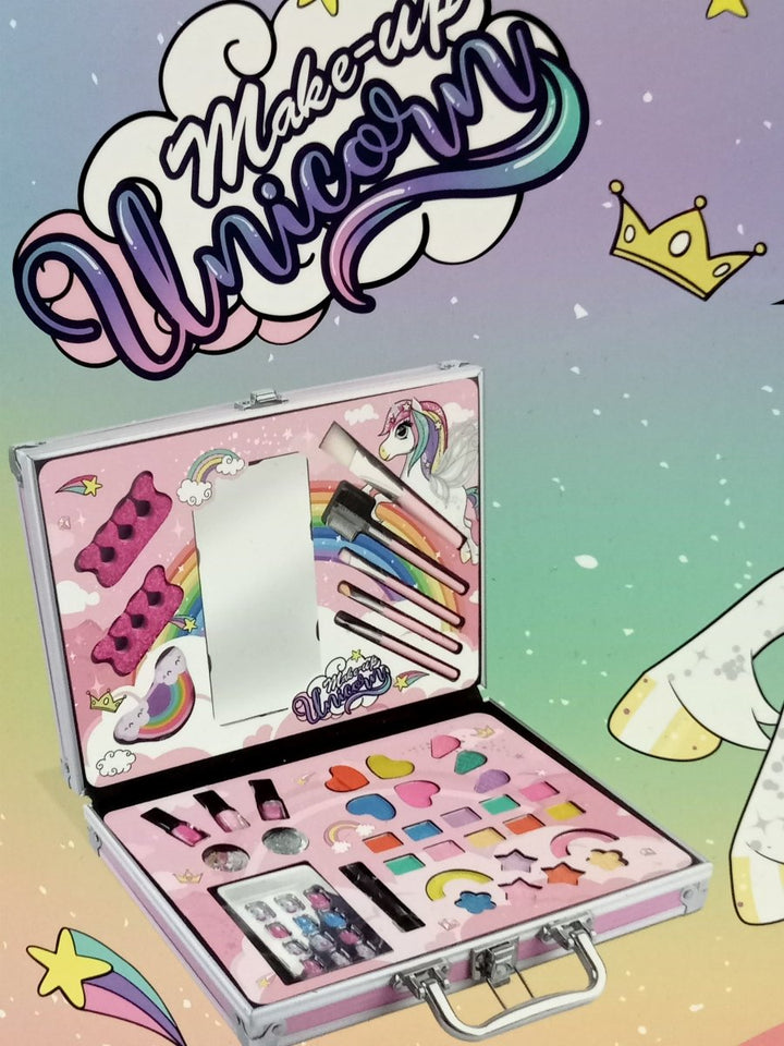 New Unicorn Briefcase Make Up Box - AKT2059B - Planet Junior