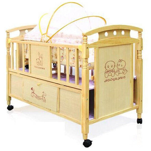 NuzzleNest Baby Cot with Swing - BLL - BC - 750 - Planet Junior