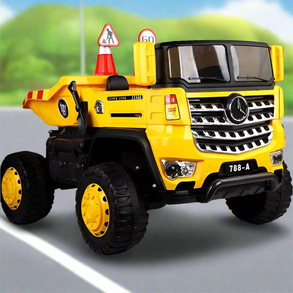 Outside Kids Play Dumper – Fun Outdoor Ride - On for Little Builders - BLL - JEP - 788YLW - Planet Junior