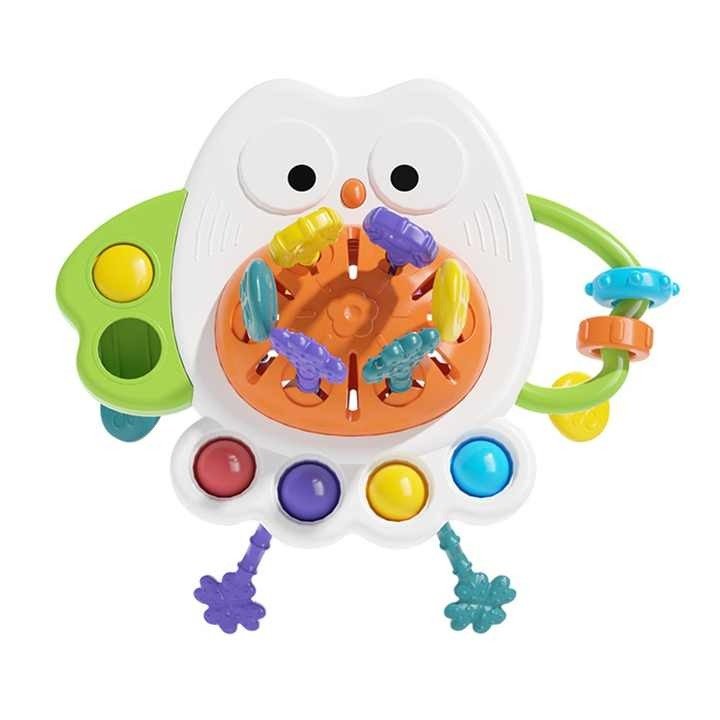 Owl Shaped Pull String Educational Ball for Kids - 368 - 30 - Planet Junior