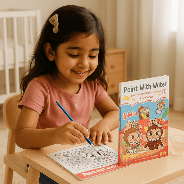 🎨Paint With Water – Magical No - Mess Watercolor Art Book - AS-011 - Planet Junior