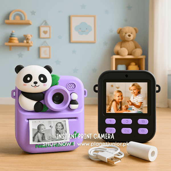 🐼✨ Panda Instant Print Camera – Snap, Print & Play! - AKT-Y600D - Planet Junior
