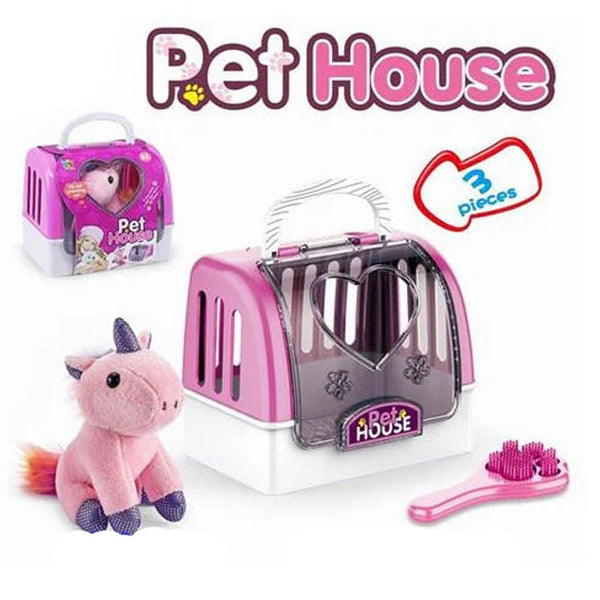 Pet House Play Set | 3 Pcs - BLL - GT - 699 - 32B - Planet Junior