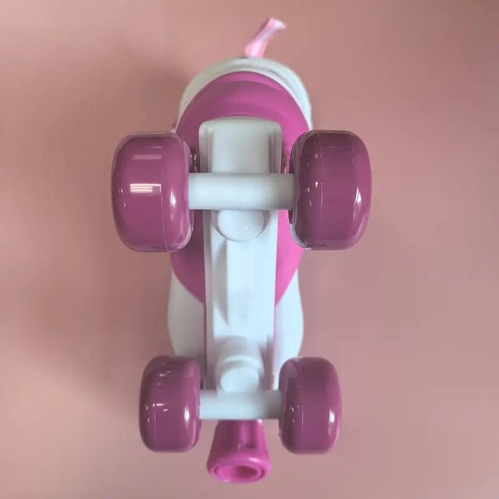 Pink Adjustable 4 - Wheel Skates – Smooth, Safe & Perfect for Growing Kids - BLL-SKT-805-2M - Planet Junior