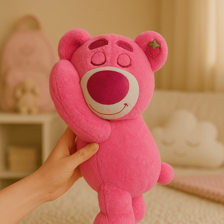Pink Cuddle Bear Plush – Soft, Sweet & Full of Hugs - BLL-SFT-057 - Planet Junior