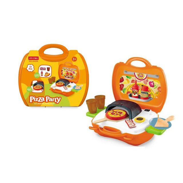 Pizza Party Briefcase Play Set - BLL - GT - 2A209 - Planet Junior