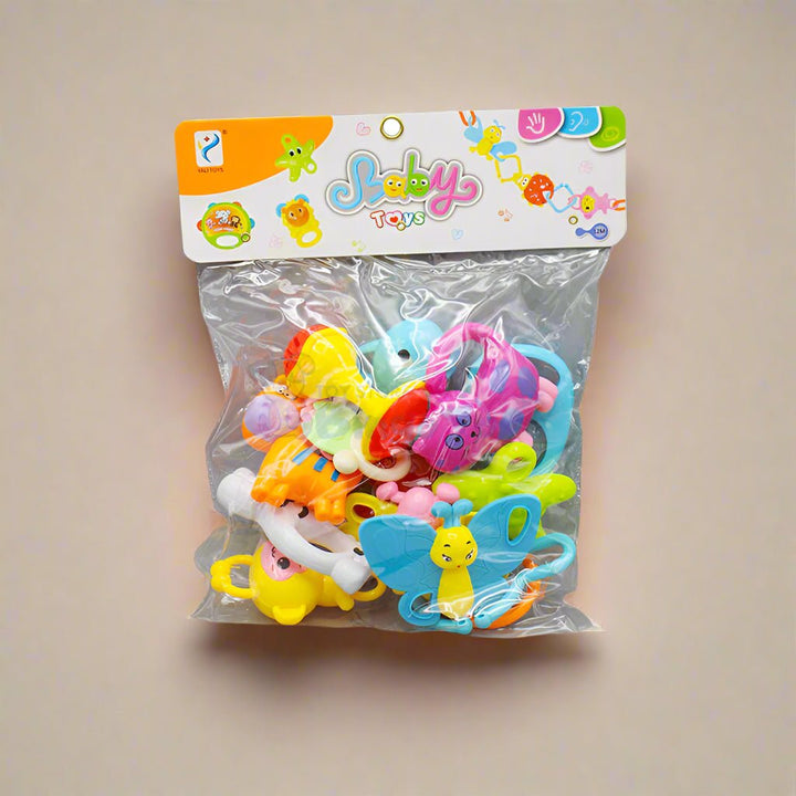 Playful Cartoon Rattle For Babies - BLL - RT - 2837 - Planet Junior