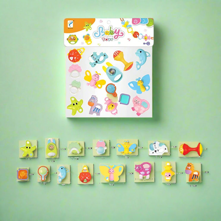 Playful Cartoon Rattle For Babies - BLL - RT - 2837 - Planet Junior