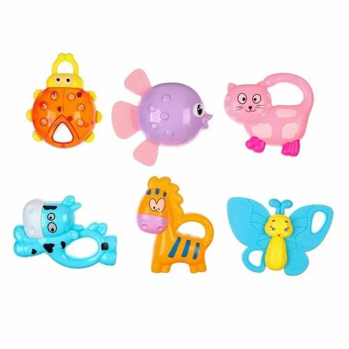 Playful Cartoon Rattle For Babies - BLL - RT - 2837 - Planet Junior