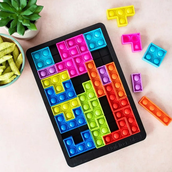 Pop Fidget Sensory Stress Relief Puzzle Game | 26 Pcs - MTBB01 - Planet Junior