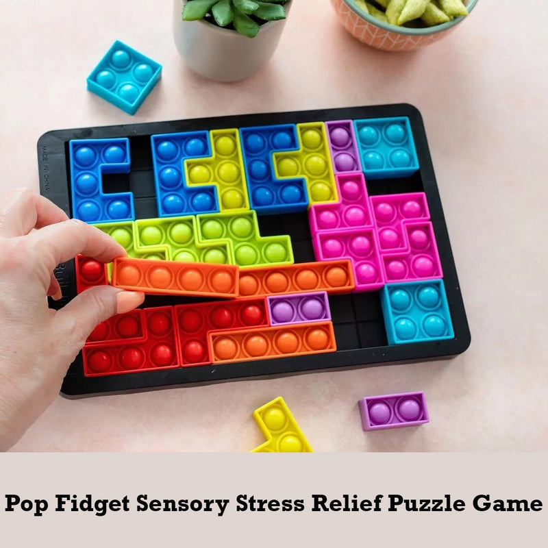 Pop Fidget Sensory Stress Relief Puzzle Game | 26 Pcs - MTBB01 - Planet Junior