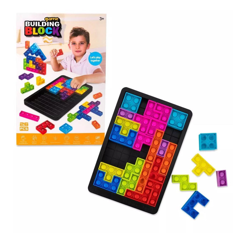 Pop Fidget Sensory Stress Relief Puzzle Game | 26 Pcs - MTBB01 - Planet Junior