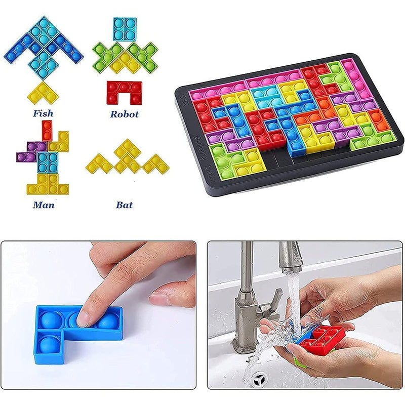 Pop Fidget Sensory Stress Relief Puzzle Game | 26 Pcs - MTBB01 - Planet Junior