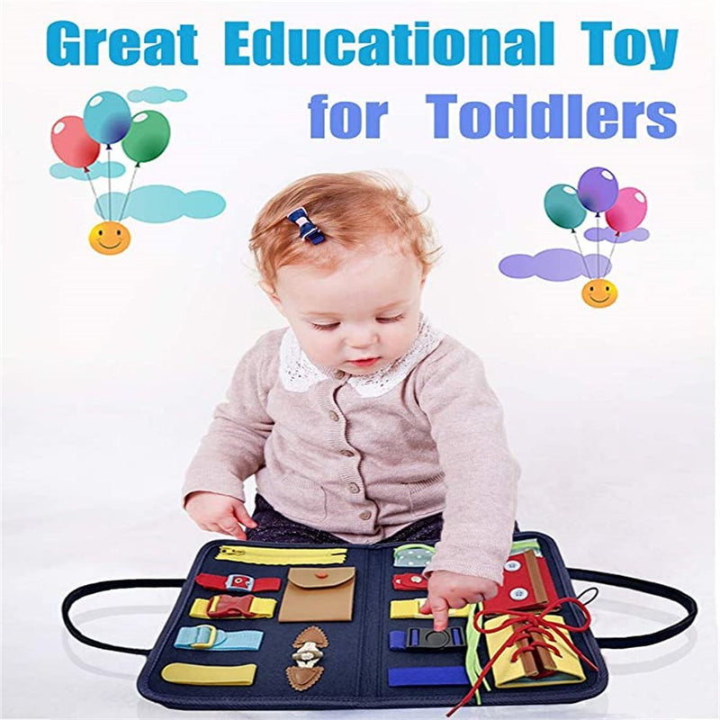 Portable Handbag Style Educational Activities Busy Board - AB998 - Planet Junior