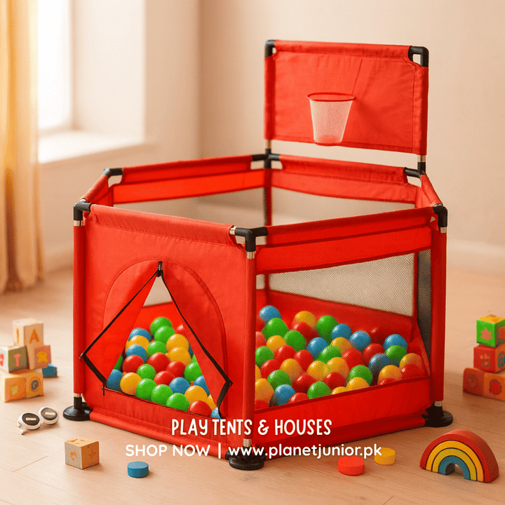 Portable Kids Play Tent - AQT-DLX800 - Planet Junior