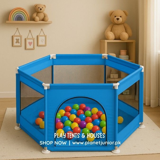 Portable Kids Play Tent for Adventure Fun with Balls included - AQT - DL2700A - Planet Junior